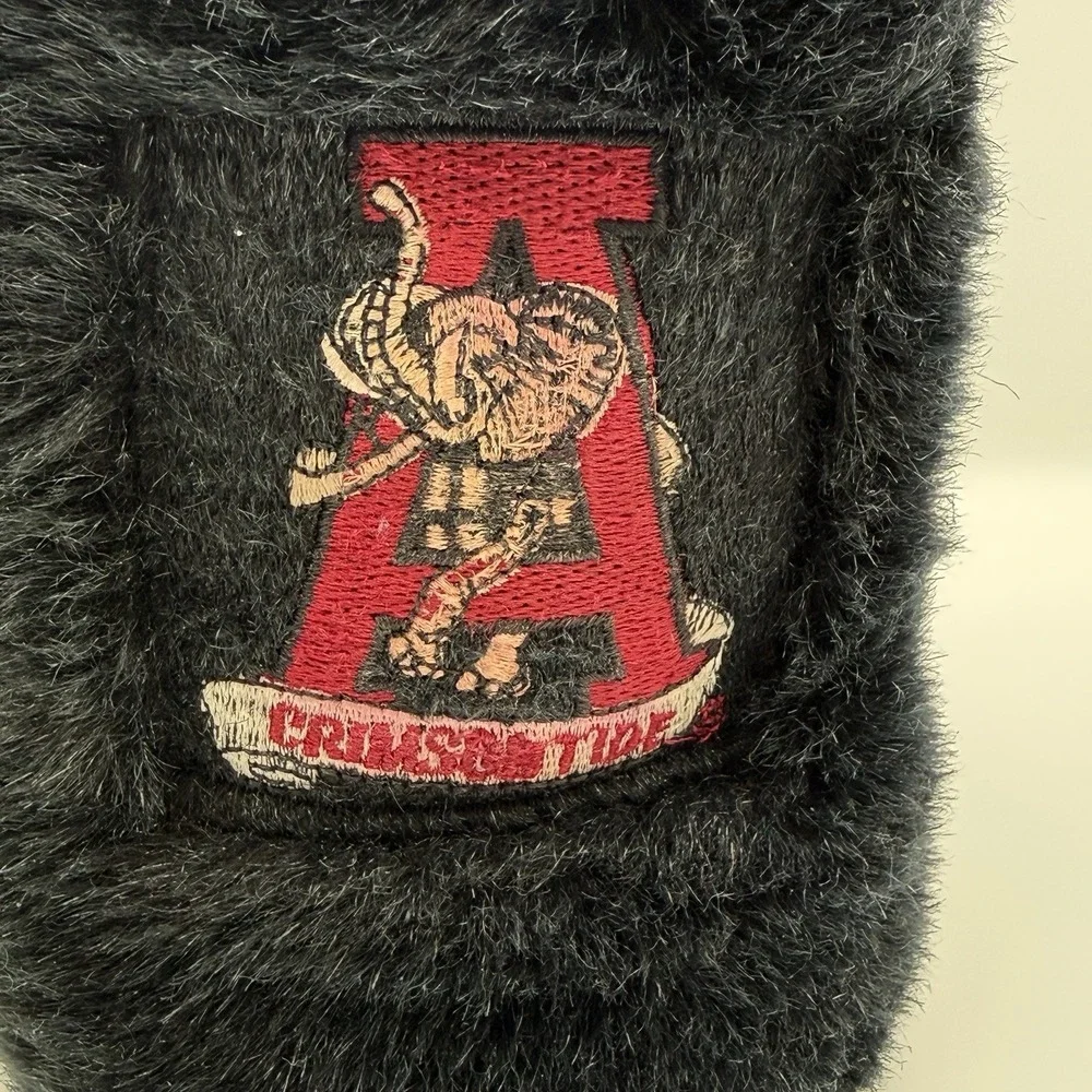 Vintage‎ Alabama Crimson Tide 3 Wood Headcover Black Fur Mascot